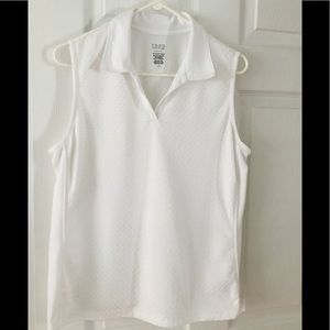 IZOD white golf top